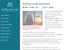 Tablet Screenshot of koffersets.net